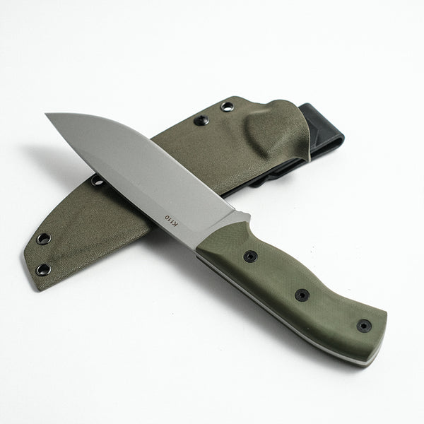 K110 Steel Bushcraft Knife With Sheath