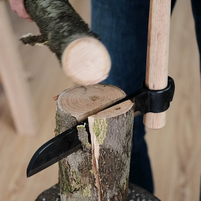 Wood Splitting Froe 52100 Hand-Forged Steel FC1001 – Focuser Carving