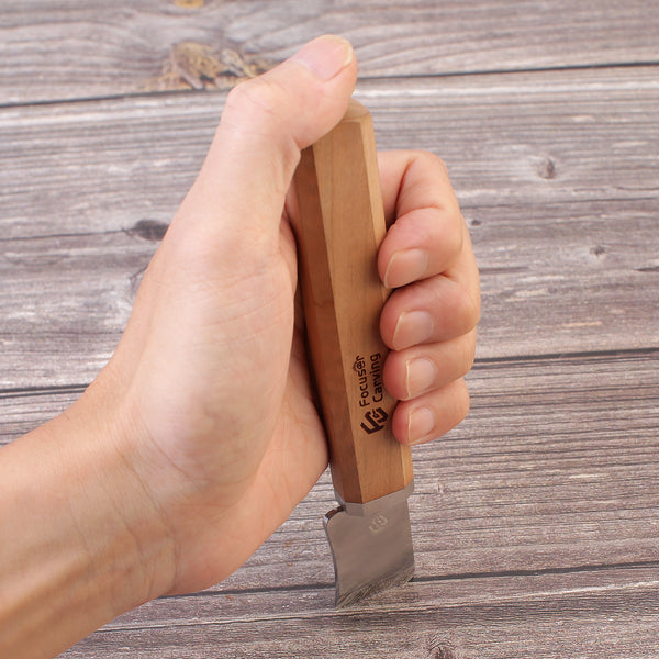 Focuser Leather FL002 Craft Knife DC53 Steel Flat