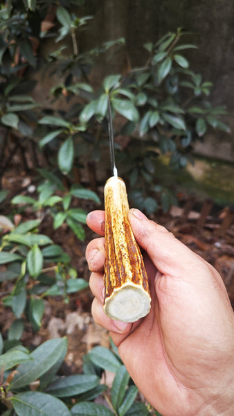 FC148A 52100 Steel Evenki Handmade Forge Antlers Handle Hunting Knives