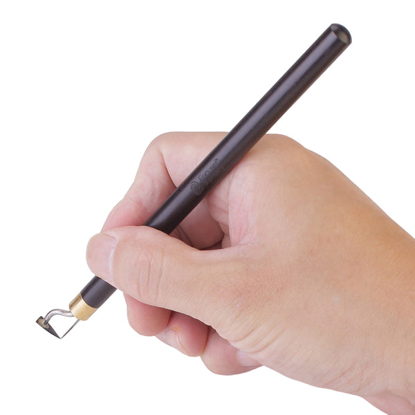 Focuser Tungsten Steel Angled Carving Tool (TS03) - Precision Relief Carving for Wet to Dry Clay