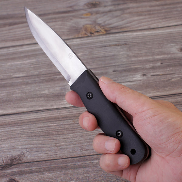 G10 Handle Scandi Grind CPM-3V Steel Straight Blade Bushcraft Outdoor Knife With Sheath FC133