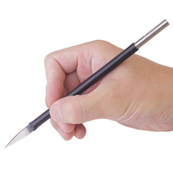 Focuser Tungsten Carbide Hollowing Knife(TS04) - 3-in-1 Clay Cutter for Precision Cut-Outs, Slabs & Smooth Holes in Wet to Bone-Dry Clay