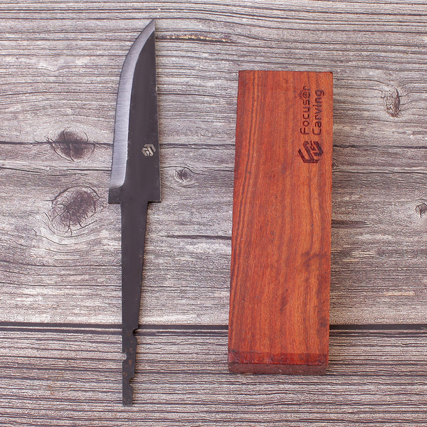 FC117 Blade 52100 With Wood Handle Blank For DIY