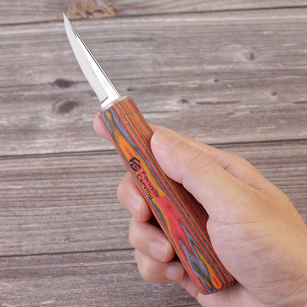 Colorful Wood Whittling Knife FC135