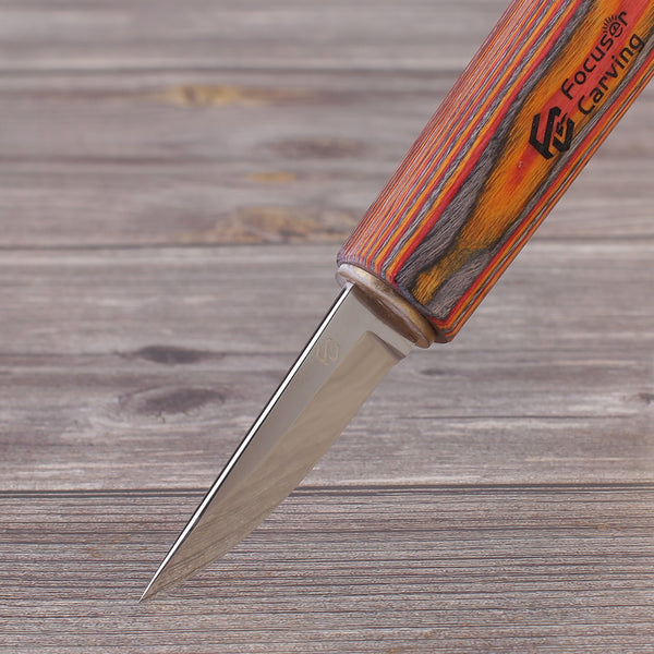 Colorful Wood Whittling Knife FC135
