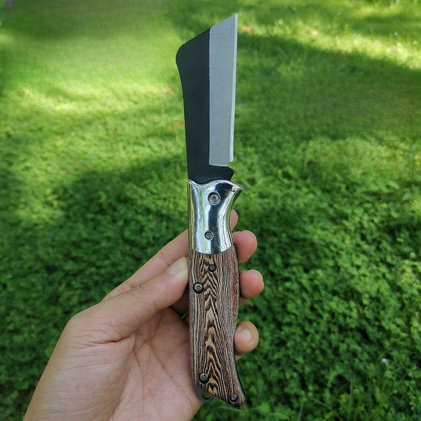 65Mn High-Carbon Steel Folding Grafting Knife With Scabbard SP507