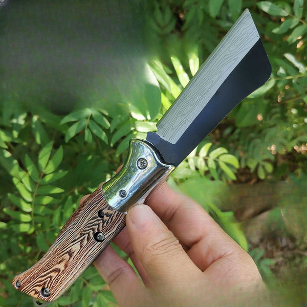 65Mn High-Carbon Steel Folding Grafting Knife With Scabbard SP507
