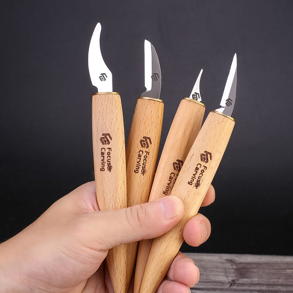 FC Best Hand Wood Carving knife 4pcs/Set ( Can Order One Tool )