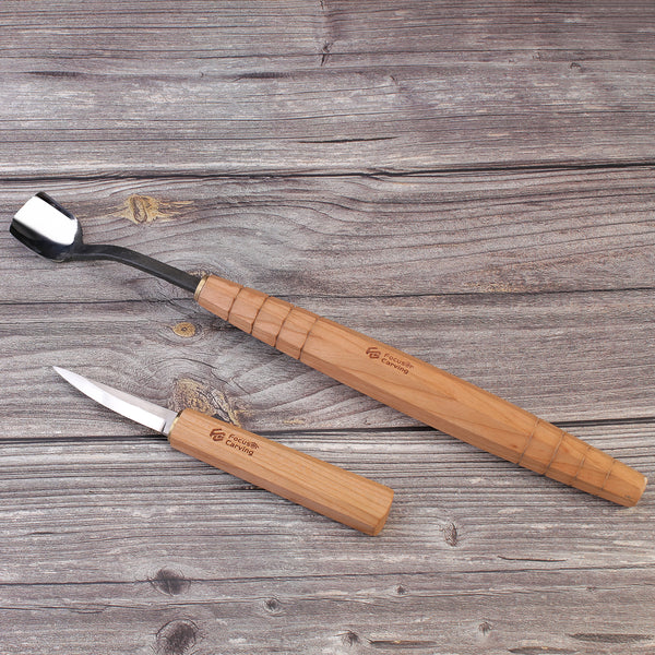 Kuksa Gouge Carving Tools Bushcraft Set S5