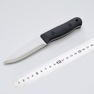 Scandi Grind 52100 CPM-3V Steel Straight Blade Bushcraft Outdoor Knife With Sheath