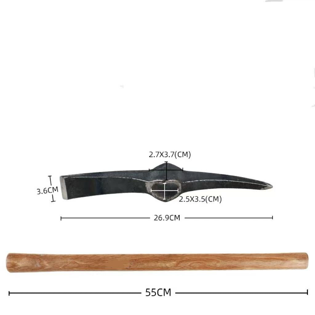 Hand-Forge Wood Pickaxe Pick And Hoe – Focuser Carving