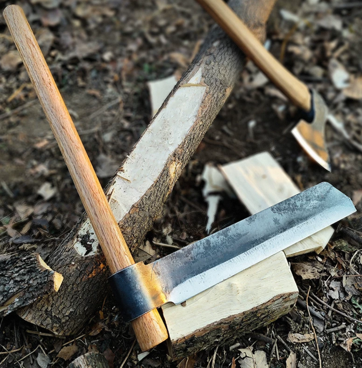 Hand-Forged Wood Splitting Froe Tools FC1002