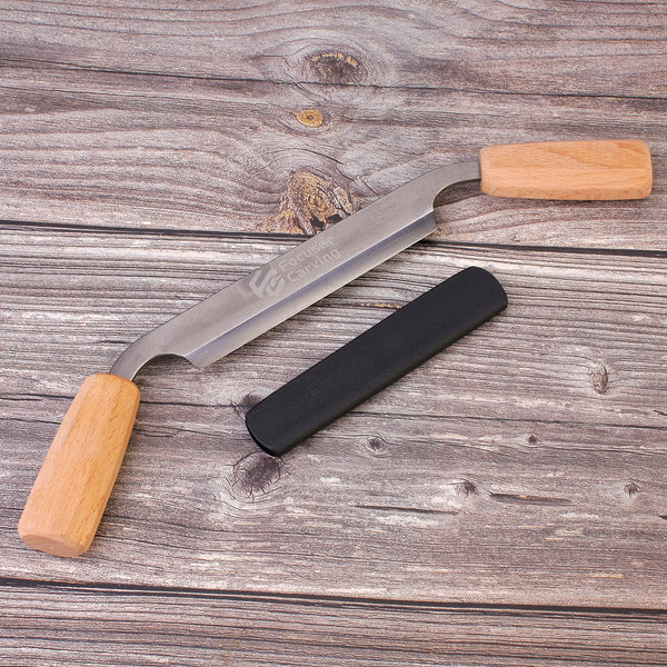 Wood Carving Bushcraft Draw knife With Sheath FC845