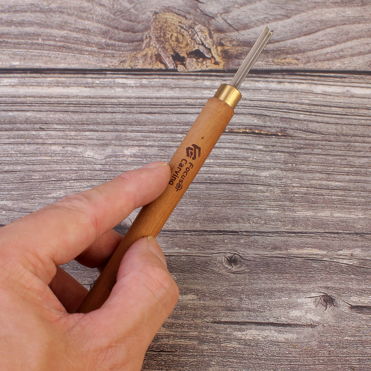 Small Wood Carving Chisel V Shaped Blade FC706