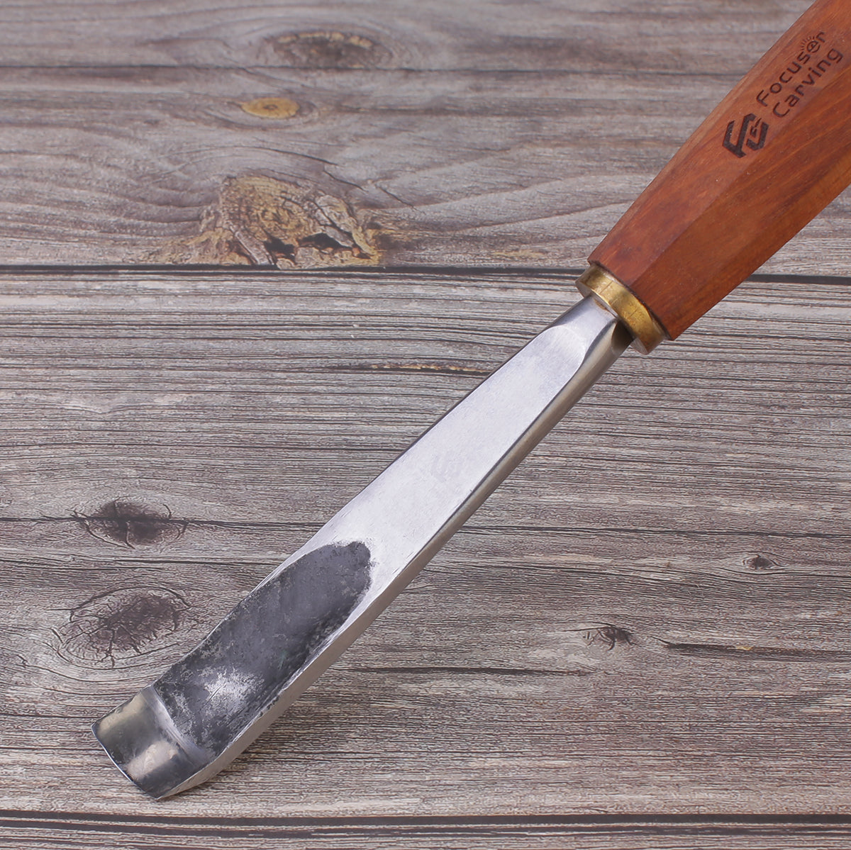 Round Bottom Gouges Steel FC852 52100 Steel Forge Bent Gouge – Focuser Carving