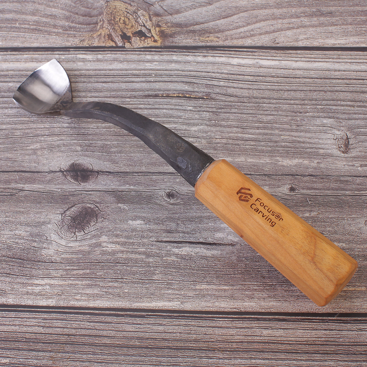 Small Gouges Countertop FC848 Small 52100 FORGED STEEL SWAN NECK Carving Gouges – Focuser Carving