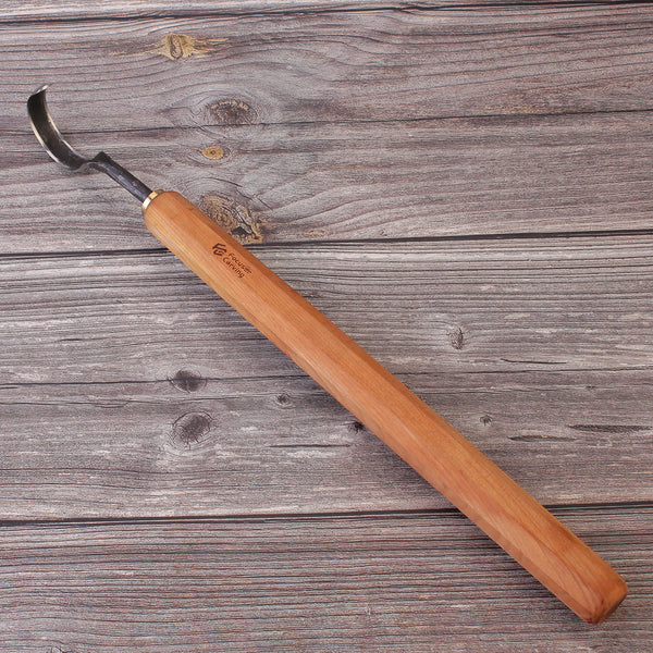 FC853 52100 Forge Double-edged blade Kuksa Big Spoon Carving Knife
