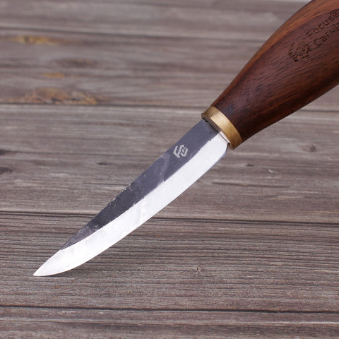 52100 Steel Handmade Forged Sloyd Knife 80mm FC141