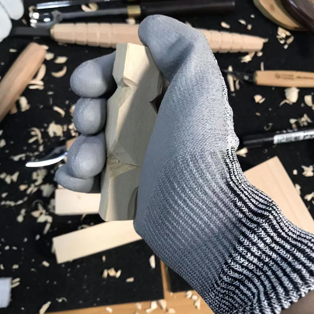 Cut Resistant Level 5 Gloves Great for Wood Carving or Whittling