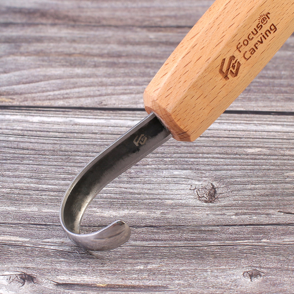 2.0 Focuser Wooden Spoon Carving Middle Knife FC007 – Focuser Carving
