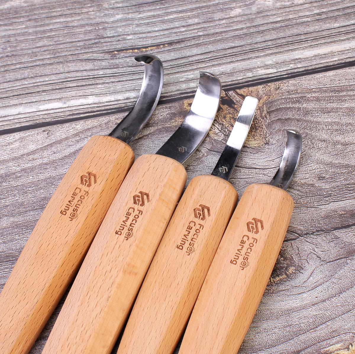 FC Best Hand Wood Carving knife 4pcs/Set ( Can Order One Tool )