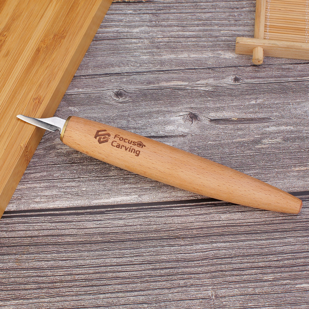 Focuser Small 2 Wood Whittling Knife Tools FC010 – Focuser Carving