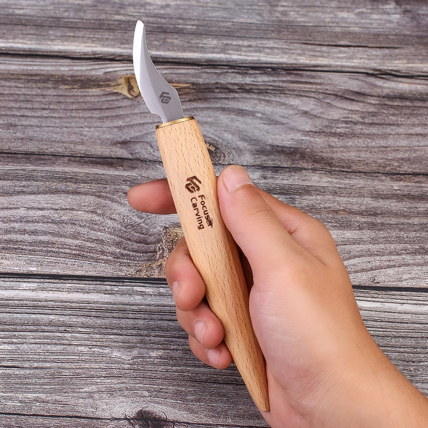 Focuser Custom Wood Carving Knife With Your Name/Logo