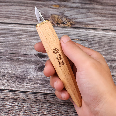 Focuser Short Small Wood Whittling Knife FC009