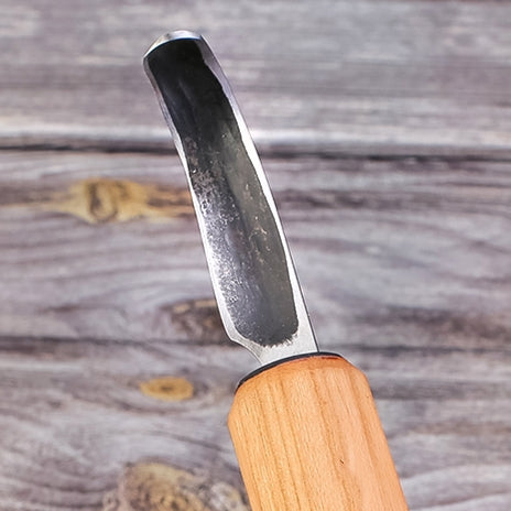 Bushcraft Wood Draw Knife Portable Blade 52100 Steel FC107 ( Can DIY H –  Focuser Carving