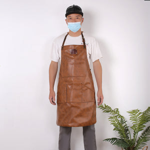 PU+Leather Carving Apron For Wood Carver FC201