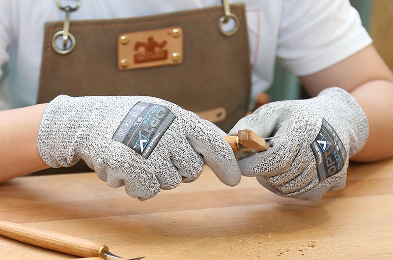 Wood Tamer Cut Resistant Carving Gloves